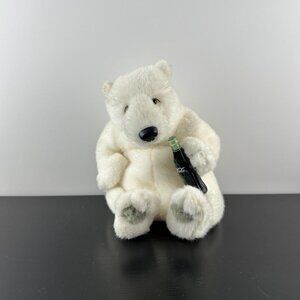Everything Coca Cola Plush Polar Bear Brand Bean Bag Stuffed Animal 8” Beanie